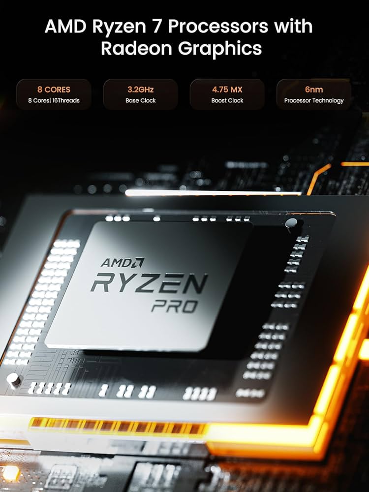 MINISFORUM Neptune Series HX77G Mini PC AMD Ryzen 7 7735HS